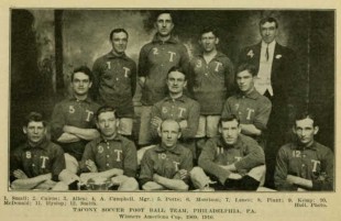 The 1910 American Cup winning Tacony FC