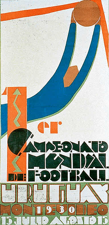 The poster for the 1930 World Cup