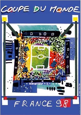 Poster for the 1998 World Cup in France