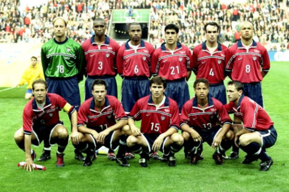 The US squad that faced Germany