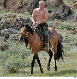 The horse? His name used to be Lenin. Now it is Oil Money.
