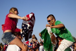 USA vs Mexico pre-game festivities