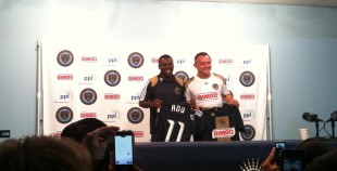 Freddy Adu introduced at Union press conference