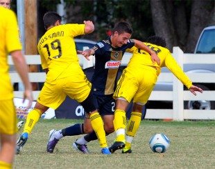 Union reserves 1-2 loss to Crew in pictures
