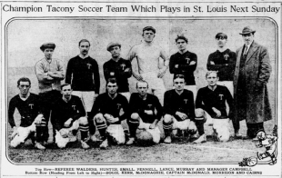 1911 “soccer championship of America”: Tacony FC in St. Louis