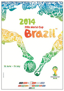 Brazil 2014 World Cup poster