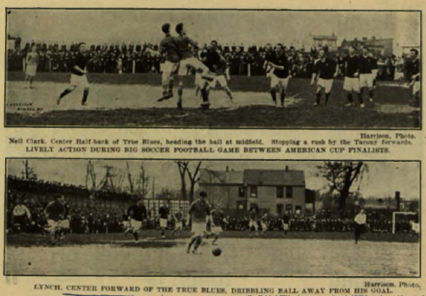 Match play in the final game of the 1913 American Cup