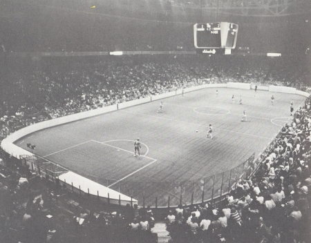 The Atoms face the Russian Red Army team at the Spectrum. Photo courtesy of nasljerseys.com
