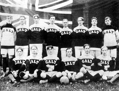 Galt FC in 1904. Photo courtesy of A More Splendid Life.com.
