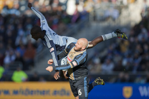 Ike Opara and Conor Casey will go at it again this year. (Photo: Daniel Gajdamowicz)