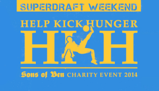Sons of Ben Help Kick Hunger event caps SuperDraft Weekend