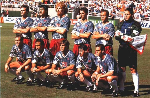 Sorber with 1994 US WC team