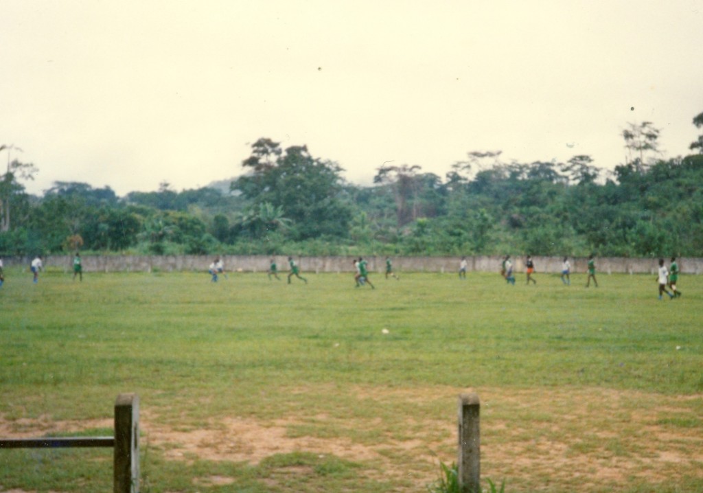 My local soccer stadium in Gabon
