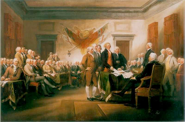 Signing of Declaration of Independence