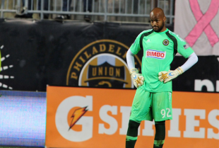 Rais Mbolhi's reaction after surrendering the game-tying goal against Chicago says it all. (Photo: Earl Gardner)