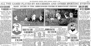 New Year’s Day soccer in Philly, 1915