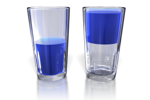 Is the glass half empty or half full?