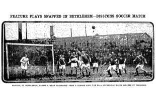Christmas soccer in Philly, 1915