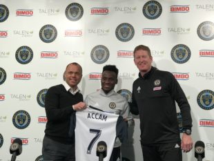 Union introduce David Accam, announce contract through 2020