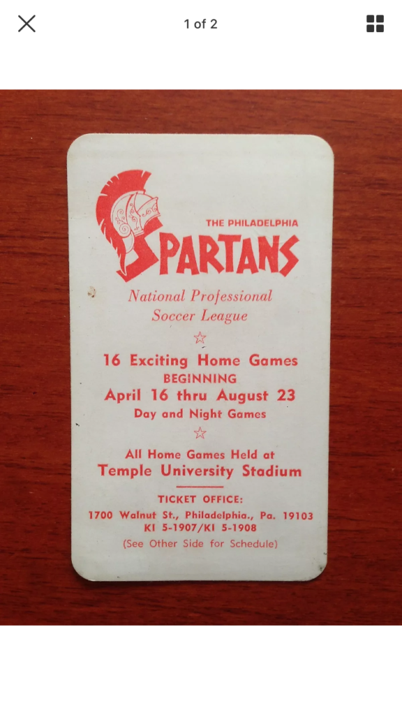 Meet the Spartans Philly’s original pro team The Philly Soccer Page