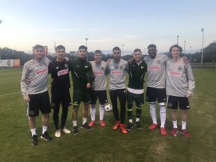 L-R: Michael Pellegrino, Tomas Romero, Josue Monge, Anthony Fontana, Matt Real, Freddy Gil, Mark McKenzie, Brenden Aaronson