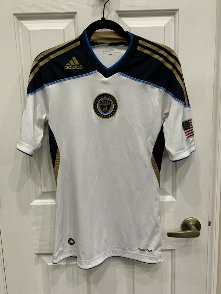 Philadelphia Union Home football shirt 2018 - 2020. Sponsored by Bimbo