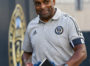 A smile by coach, Marlon LeBlanc, after the Union II's first home victory of the season.