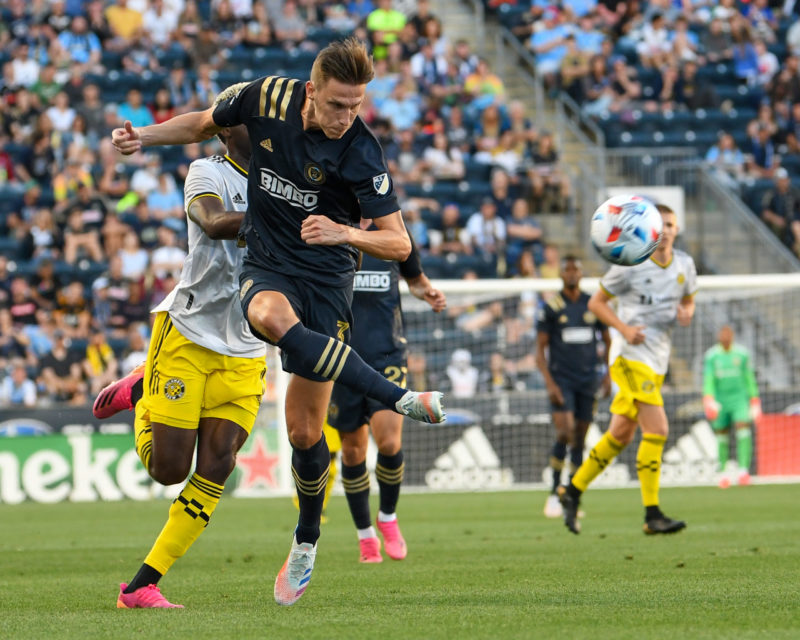 COLUMBUS, OH - JUNE 03: Columbus Crew forward Cucho Hernandez (9