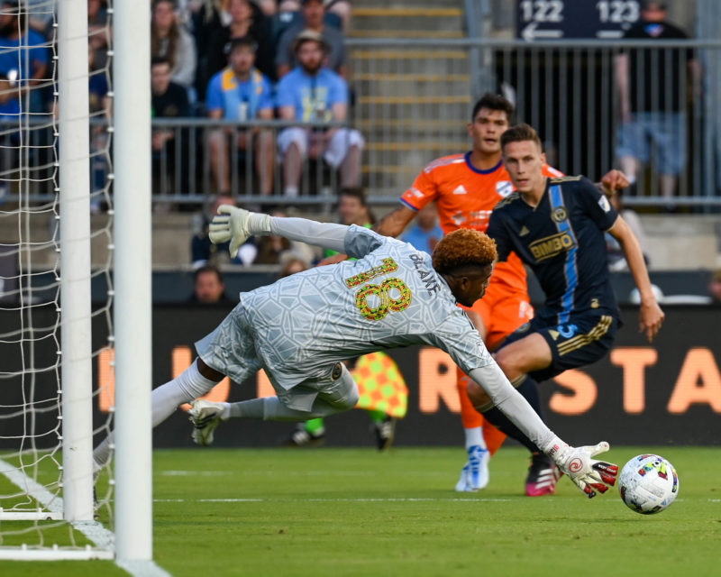 Jakob Glesnes in action for Philadelphia Union on October 1, 2022 - Sports  Mole