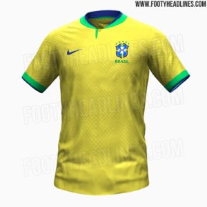 Brazil 2022 World Cup Away Kit Leaked - Footy Headlines