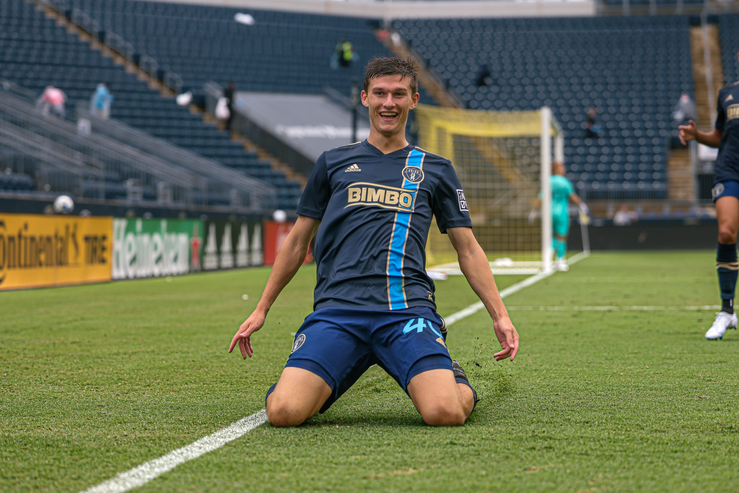 July 25, 2020: New England Revolution goalkeeper MATT TURNER (30) prepares  to make a block during the MLS is Back Tournament Philadelphia Union vs New  England Revolution match at ESPN Wide World