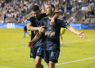 The Philadelphia Union secured a decisive 3-0 victory over Nashville SC in a thrilling match at Subaru Park in Chester, PA, on July 20, 2024.

Photo by Ron Soliman