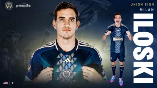 The Union Sign Forward Milan Iloski