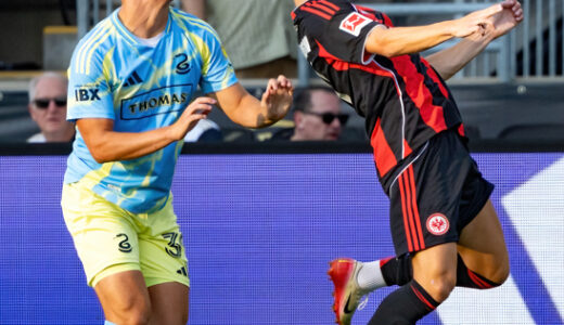 The Philadelphia Union and Germany's Eintracht Frankfurt played to a 2-2 tie on Saturday at Subaru Park as part of the “Sister City Showdown”. Goals from Bruno Damiani and Chris Donovan for the Union matched those from Jonathan Burkardt and Elye Wahi for Frankfurt. A special moment was Union Academy product Paxten Aaronson playing against his old team for the first time since leaving in 2022. 

Photos by Ron Soliman