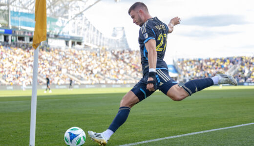 In a high-stakes match, the Philadelphia Union secured a critical 1-0 victory over the New England Revolution. The winning goal was scored by Bruno Damiani in the 71st minute, his sixth of the season. The Union's defense, led by a crucial stoppage-time save from goalkeeper Andre Blake, held firm to seal the win. This victory not only broke a two-game losing streak for Philadelphia but also extended its league-leading points total to 60.

Photo by Ron Soliman